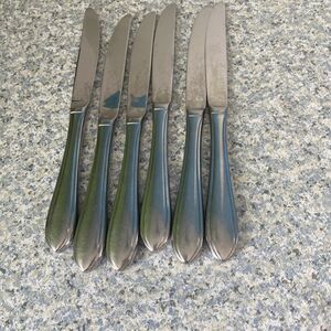 Towle Supreme cutlery  NEWBURY  6 Knife  Glossy Stainless Flatware Japan